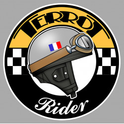TERROT Rider Sticker vinyle laminé