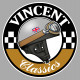 VINCENT Classics Sticker vinyle laminé