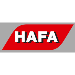 HAFA laminated vinyl decal