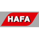 HAFA laminated vinyl decal