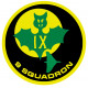 IX SQUADRON laminated decal