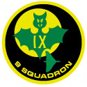 IX SQUADRON laminated decal