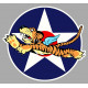 FLYING TIGER  Laminated decal