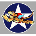 FLYING TIGER  Laminated decal