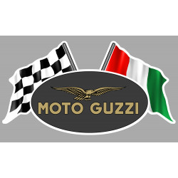 MOTO GUZZI  Right Flags laminated decal