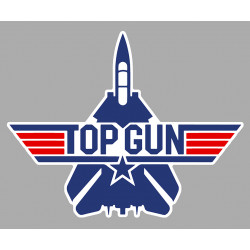 TOP GUN  Sticker vinyle laminé