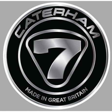 CATERHAM laminated decal