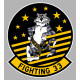 FIGHTING 33 Laminated decal