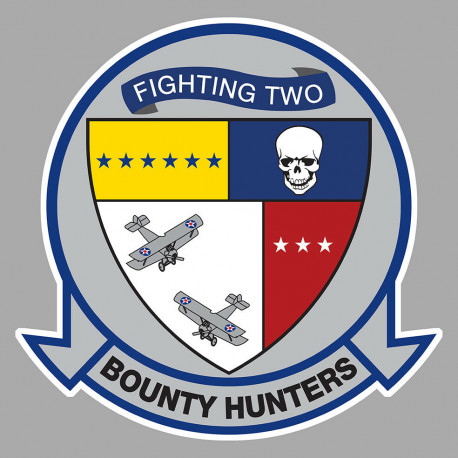 BOUNTY HUNTERS SQUADRON Laminated decal