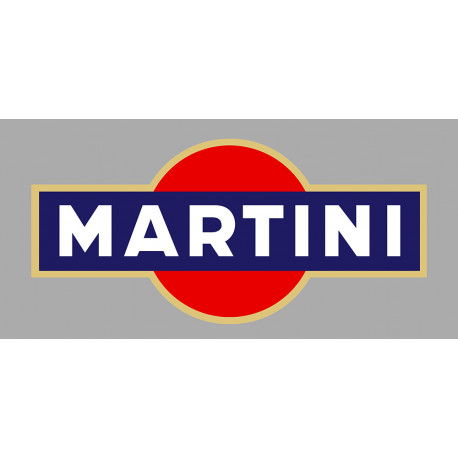 MARTINI  laminated decal