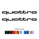 QUATTRO  Cut out decal