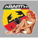 ABARTH Sexy Pin Up Left laminated decal