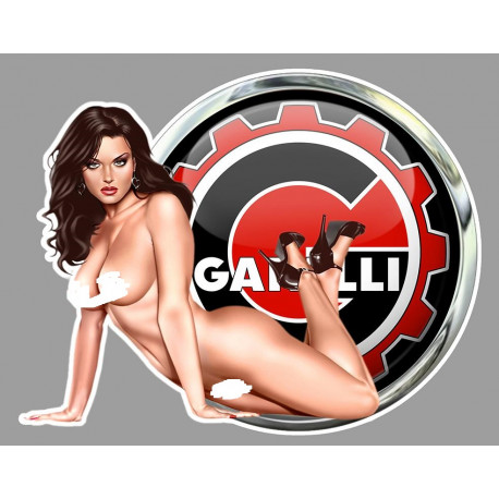 GARELI  Sexy Pin Up Left laminated decal