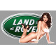 LAND-ROVER Sexy Pin Up Right laminated decal