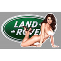 LAND-ROVER  Pin Up Sexy droite Sticker vinyle laminé