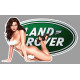 LAND-ROVER Pin Up Sexy gauche Sticker vinyle laminé