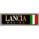 LANCIA RACING right laminated decal