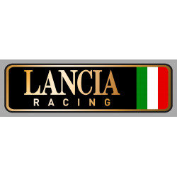 LANCIA RACING Sticker droit vinyle laminé