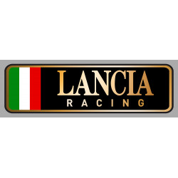 LANCIA RACING Sticker gauche vinyle laminé