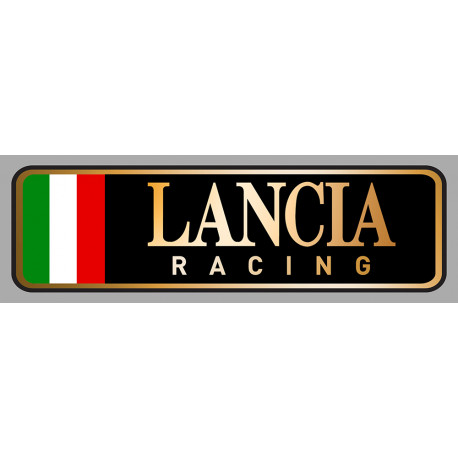 LANCIA RACING Sticker gauche vinyle laminé