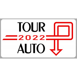 TOUR AUTO 2022  laminated decal