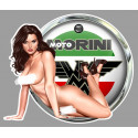 MOTO MORINI Sexy Pin Up Right laminated decal