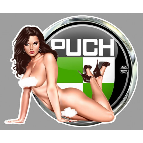 PUCH  Sexy Pin Up Left laminated decal