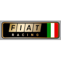 FIAT RACING right laminated decal