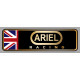 ARIEL RACING Sticker gauche vinyle laminé