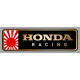 HONDA RACING left laminated decal