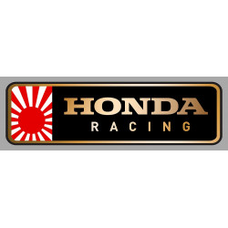 HONDA RACING left laminated decal