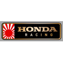 HONDA RACING left laminated decal