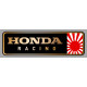 HONDA RACING right laminated decal