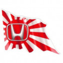 HONDA FLAG Left laminated decal