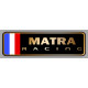 MATRA RACING left laminated decal