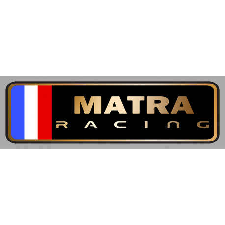 MATRA RACING left laminated decal