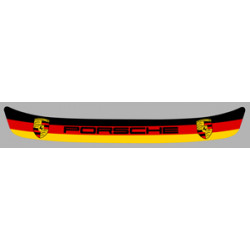 PORSCHE Helmet Visor Sunstrip laminated decal