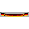 PORSCHE Helmet Visor Sunstrip laminated decal