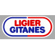 LIGIER GITANES Laminated decal