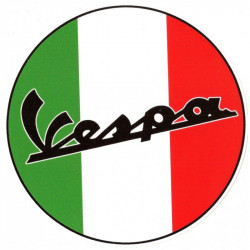 VESPA " I " Sticker vinyle laminé