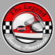 Jarno SAARINEN " The Legend " sticker vinyle laminé