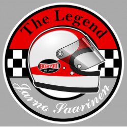 Jarno SAARINEN " The Legend "  laminated decal