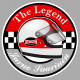 Jarno SAARINEN " The Legend " sticker vinyle laminé