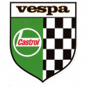 VESPA CASTROL laminated decal