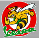 VESPA Target  Sticker vinyle laminé gauche