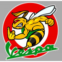 VESPA  bee Left Target laminated decal