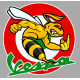 VESPA  bee left target laminated decal