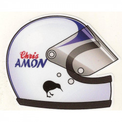 Chris AMON  Helmet  sticker droit vinyle laminé