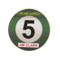 Jim CLARCK laminated decal