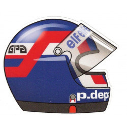 Patrick DEPAILLER Helmet right vinyl decal